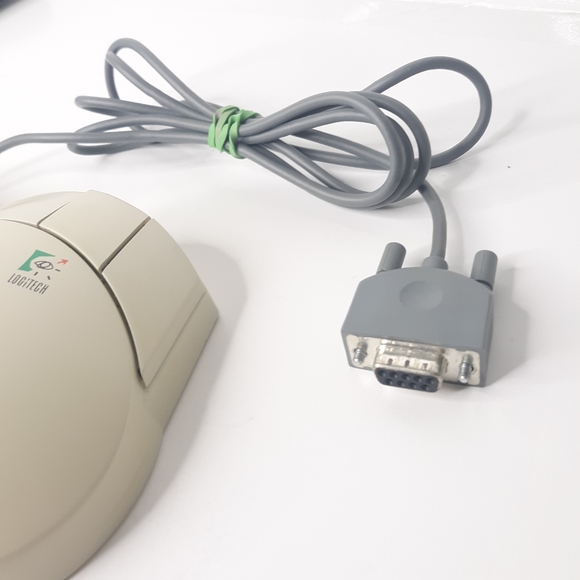 Rare 1990 Vintage Logitech Cordless Radio Mouse Mouseman w/ Receiver M-RA12No - Picture 10 of 13
